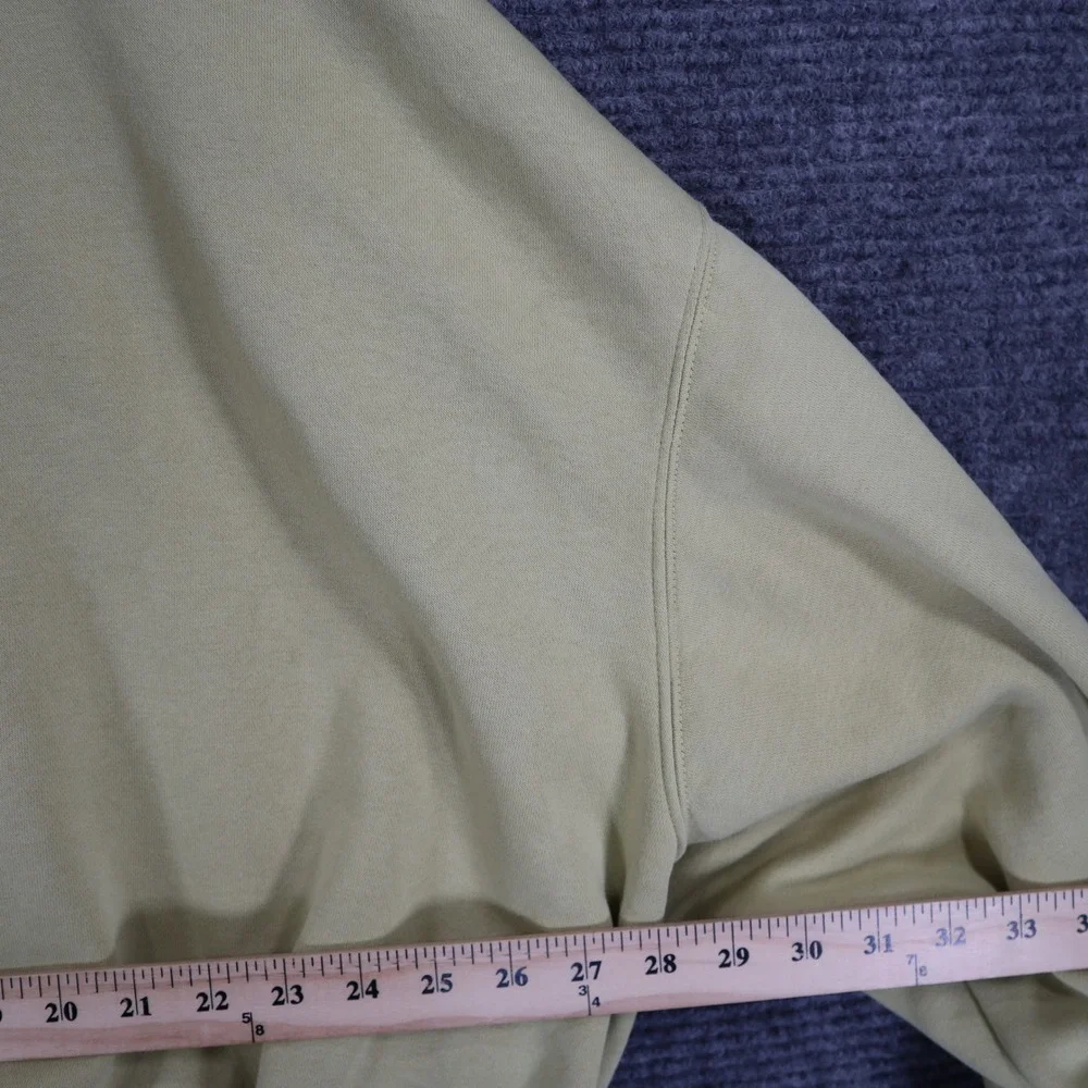 Nike Hoodie Womens XL Yellow Oversized Phoenix Fleece Center Swoosh Casual